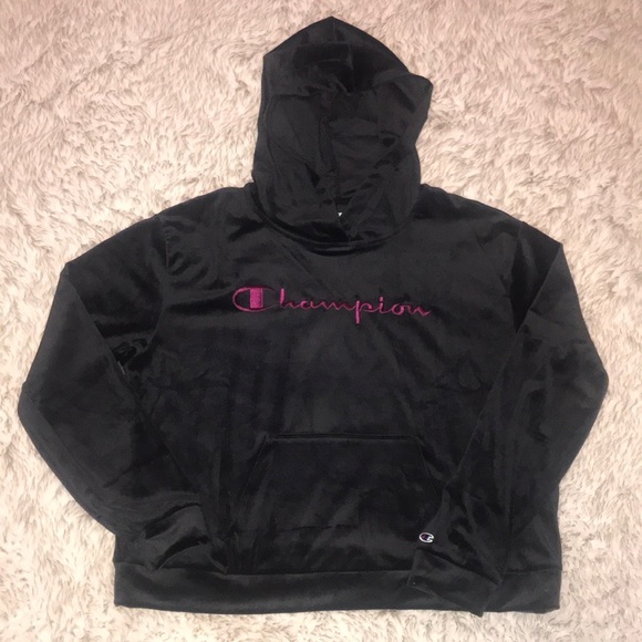 Champion Tops - Champion velour hoodie